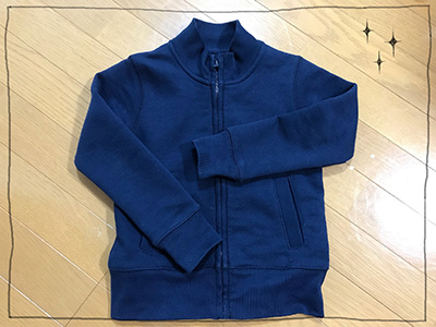 イトーヨーカドーネットスーパーで買った子どもの上着